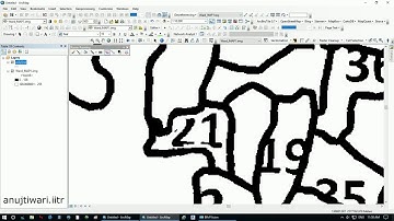 Automatic Map Digitization (Vectorization) using ArcGIS (ArcMap) || Raster to Vector