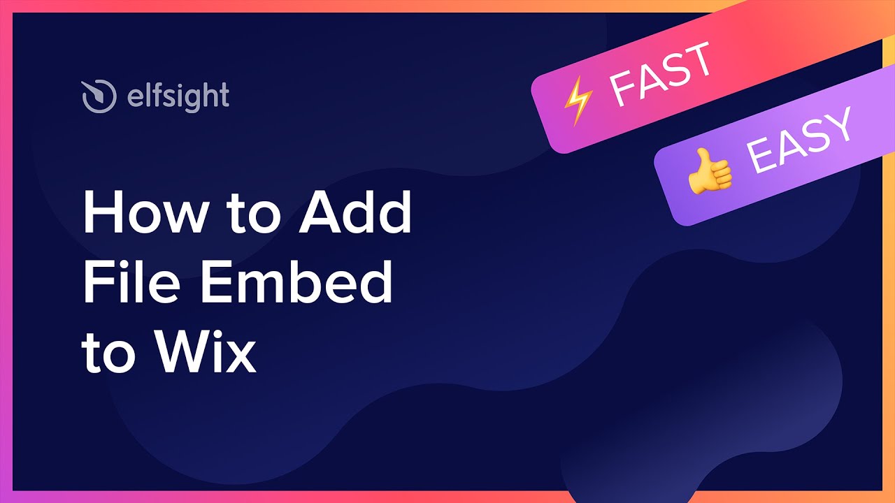 How to Add File Embed to Wix (2021) YouTube