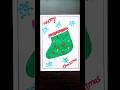 Beautiful Christmas card  | Handmade Christmas card ideas | Diy Christmas card #shorts #christmas
