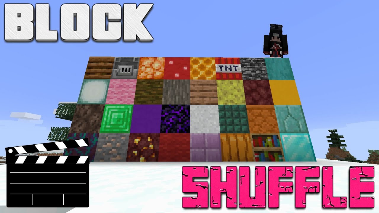 MINECRAFT BLOCK SHUFFLE 3 - CENAS EXTRA - YouTube