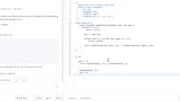 PathSumVideo - Solution to LeetCode 112 - Path Sum