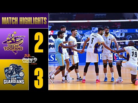 Down to the Wire ⚡ | Match Highlights | Delhi Toofans vs Goa Guardians | PVL 2025