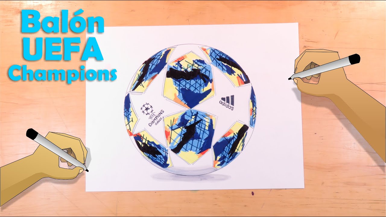 Dibuja el balón EUFA Champions League 2019-2020 -