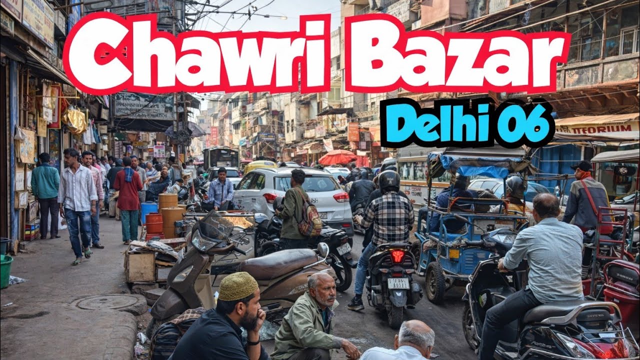 CHAOTIC Streets of Old Delhi|Chawri Bazar, Sita Ram Bazar| Turkman Gate |Real Street Walk Delhi 6 🇮🇳