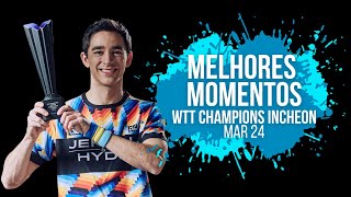 Vice-campeonato no WTT Champions Incheon 2024 | Melhores Momentos Hugo Calderano