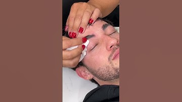 #BrowLamination on Luis