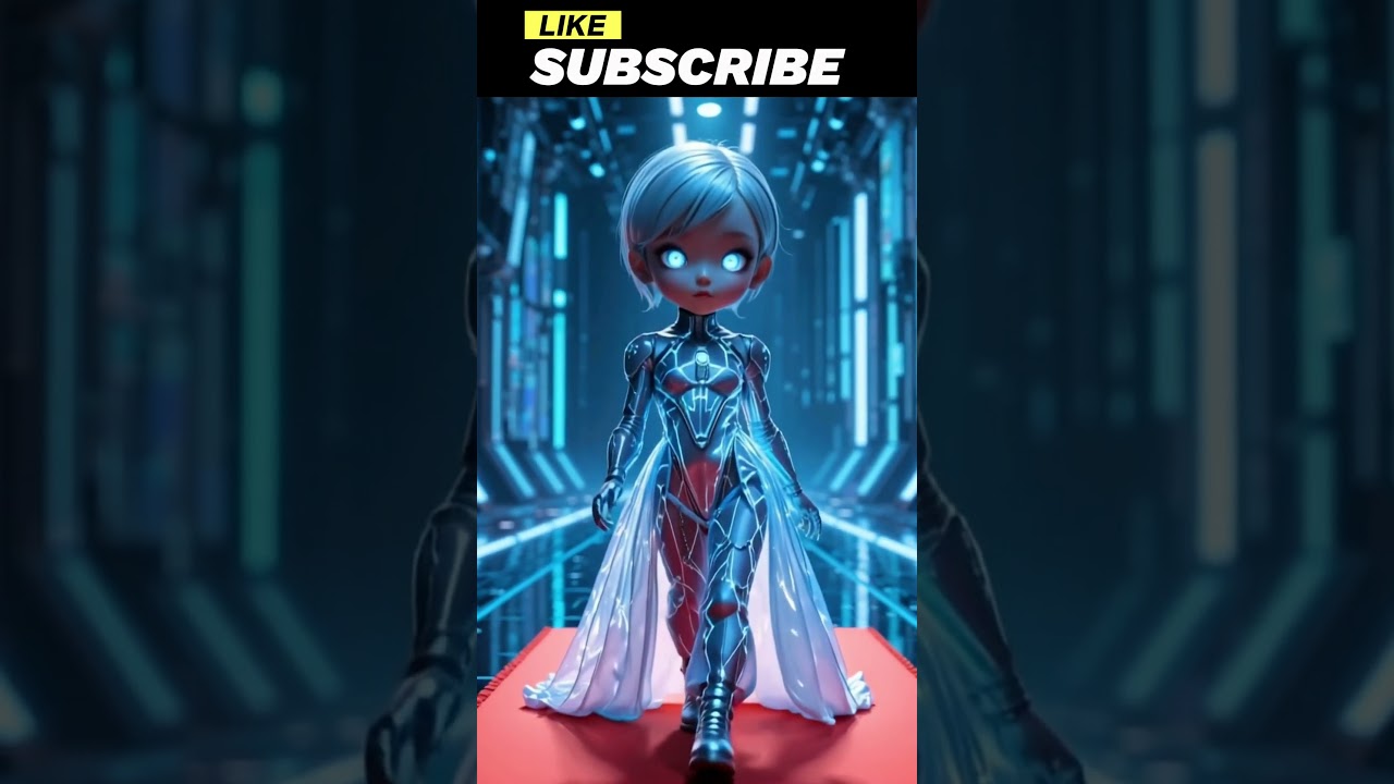 Glamour 💕 in Motion: AI 🦾 Ramp Walk, 