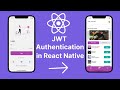 Login Authentication Tutorial in React Native | JWT Authentication | AsyncStorage