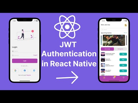 Login Authentication Tutorial in React Native | JWT Authentication | AsyncStorage