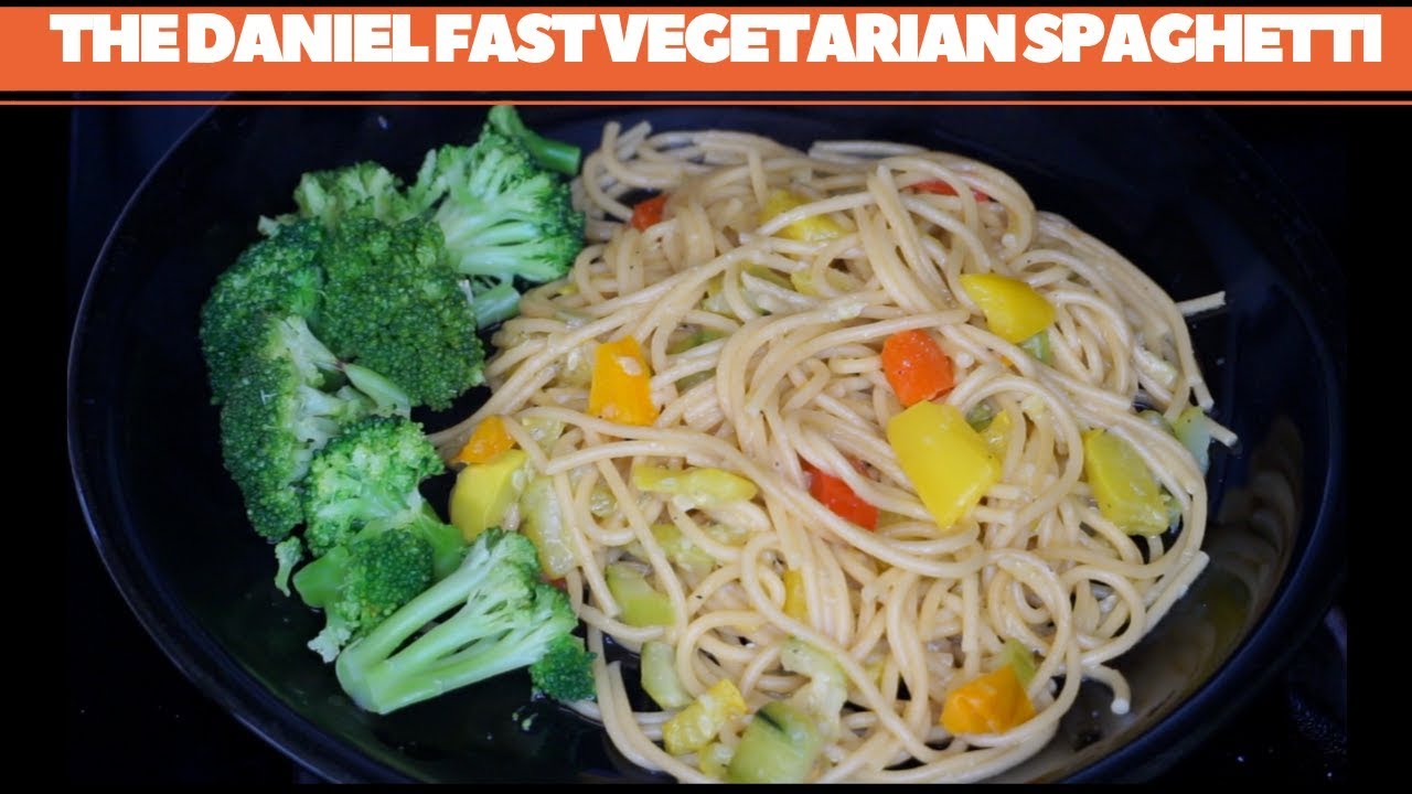 The Daniel Fast Vegetarian Spaghetti!PiecesofNika YouTube