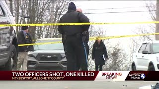 McKeesport officers shot, one killed