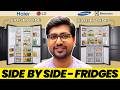[TOP 3]🔥Best Side By Side Refrigerator in India 2026 ❄️ | Space, Features &amp; Power Savings!