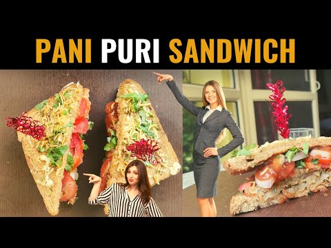 Pani Puri Sandwich (पाणी पुरी Sandwich) Recipe | Delicious & Mouthwatering Indo-Western Snack