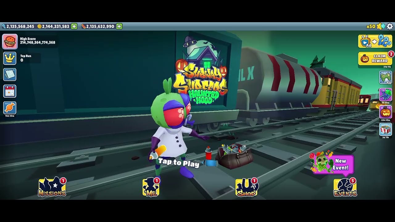 - New update - Subway surfers Haunted Hood  2024 official😉