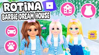 ROTINA NO BARBIE DREAM HOUSE | ALICE LIFE E MARY GAMES NO ROBLOX