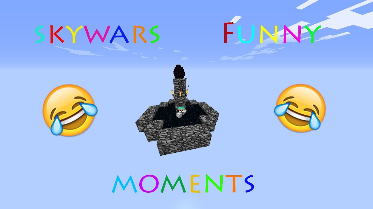 MINECRAFT SKYWARS FUNNY MOMENTS - YouTube
