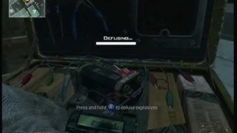 Modern Warfare 2: How To Ninja Defuse - Episode 10 - Underpass Bomb Site A - Including Hiding Spot