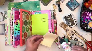 NEW Junk Journal Supplies! Use Acrylic Stamps and Washi Tape in Junk Journals | IEEBEE Supplies |