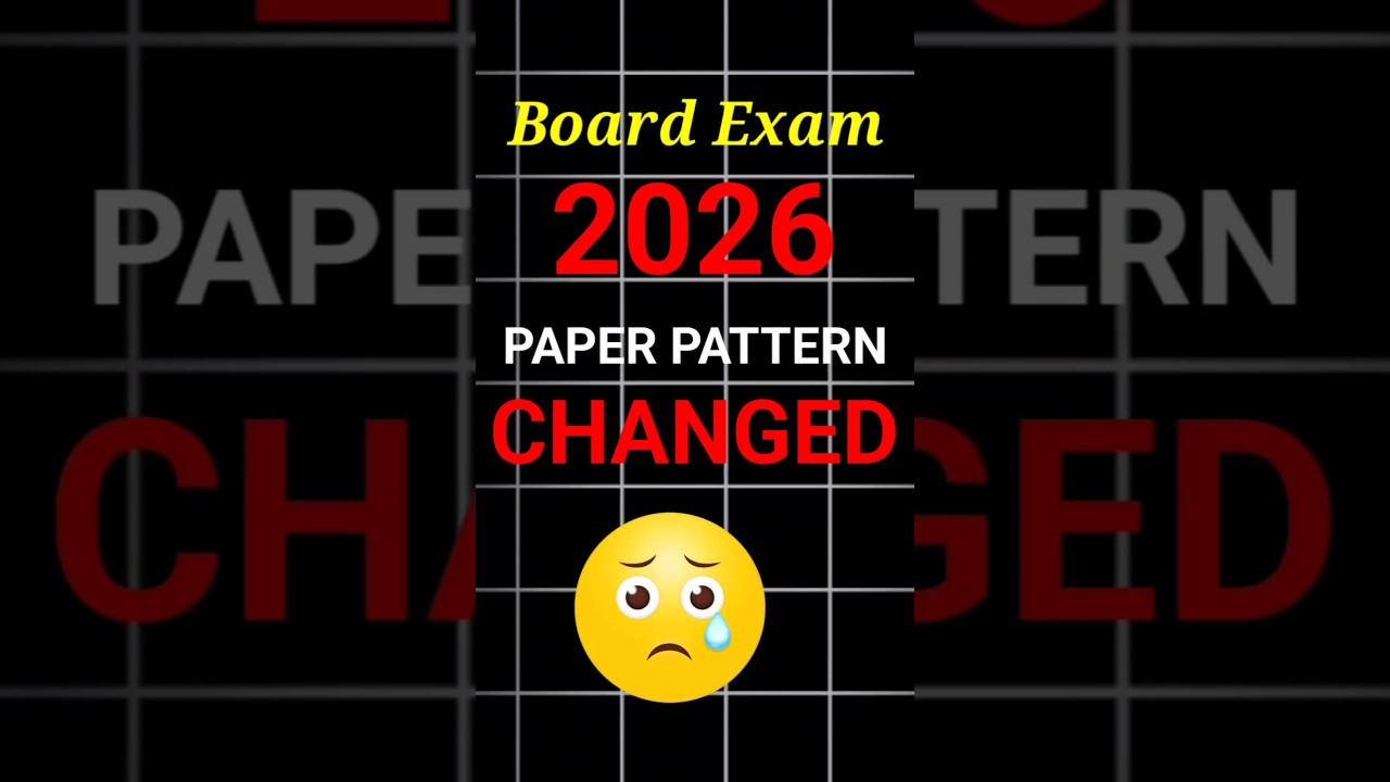 class 10 Paper Pattern Changed For Cbse Board exam 2026 | Exphub #exphub9thand10th
