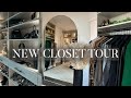 My new closet tour  reveal closet makeover shoes  bags  clothing  more allyiahsface home