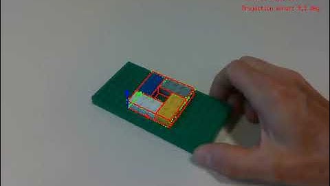 Model-based tracking of a lego construction