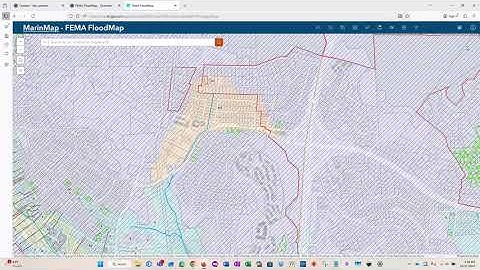 MarinMap FEMA Flood Map Application