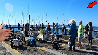 Fishing the Gulf Pier When Things Got Crazy