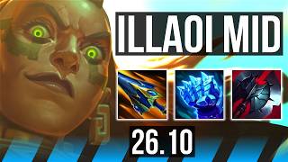 ILLAOI vs SYLAS (MID) | Good KDA: 16/1/5, 53K damage | KR Grandmaster | 26.10