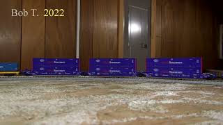Short N Scale CSX Intermodal Train