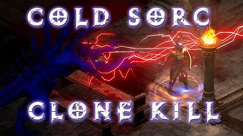 Cold Sorc kills Diablo Clone easy! [Diablo 2 Resurrected Gameplay]