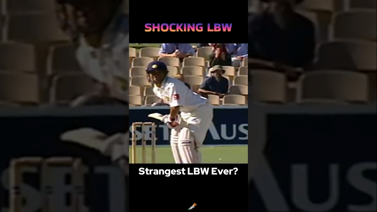 Strangest LBW in history😱🏏 #viral #fyp #india #youtubeshorts #cricket #ipl #funny #usa #worldcup