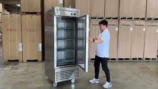 Elite Commercial Refrigerator 1 Reach in Solid door Upright Fan Cooling Cooler for Restaurant c28r