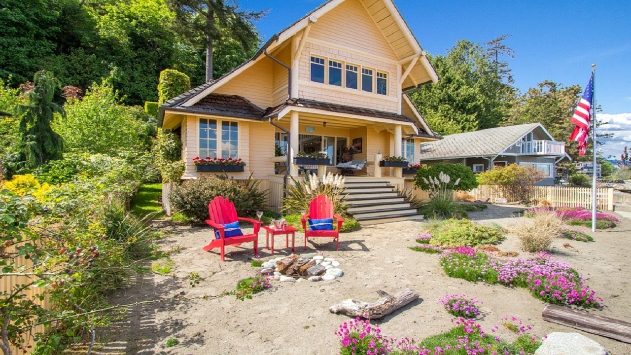 Beach Cottage on Bainbridge Island Washington Tour