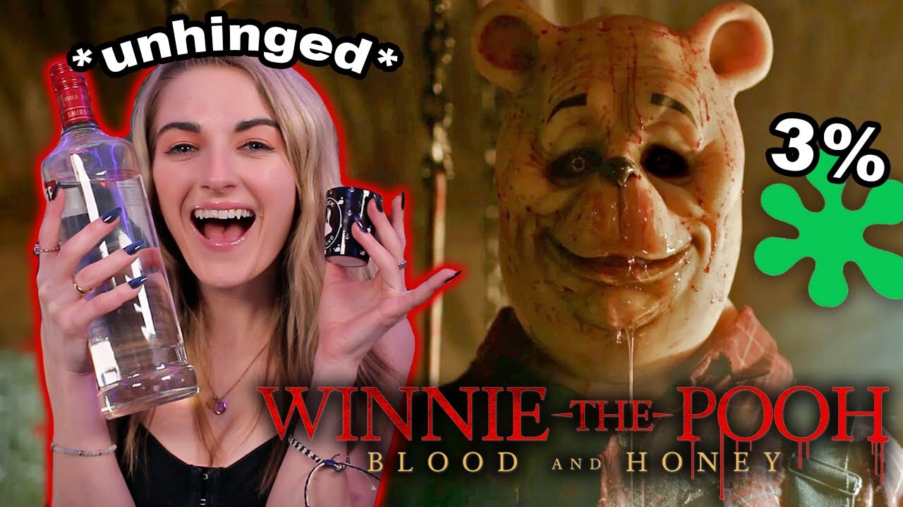 getting accidentally OBLITERATED while “watching” WINNIE THE POOH: BLOOD AND HONEY