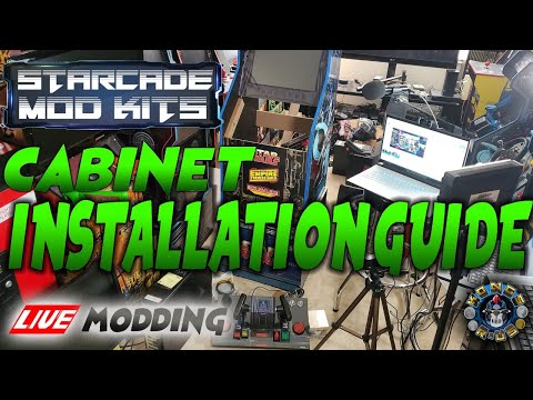 Star Wars Arcade1Up - StarCade Mod Kit Cabinet Installation Guide (Live Modding Session) from Kongs-R-Us