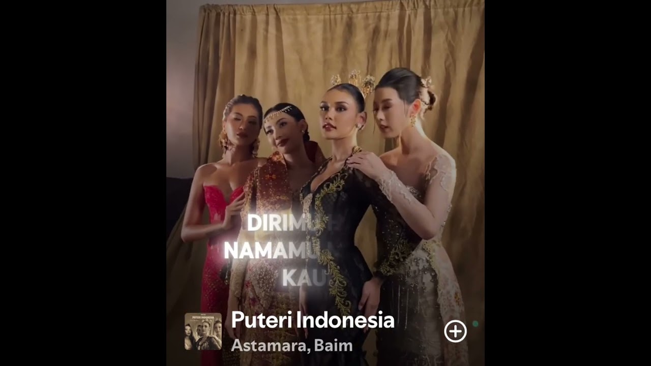 ASTAMARA - VIDEO LYRIC THEME SONG “ PUTERI INDONESIA “