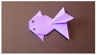 Origami fish พับปลาทอง พับกระดาษง่ายๆ