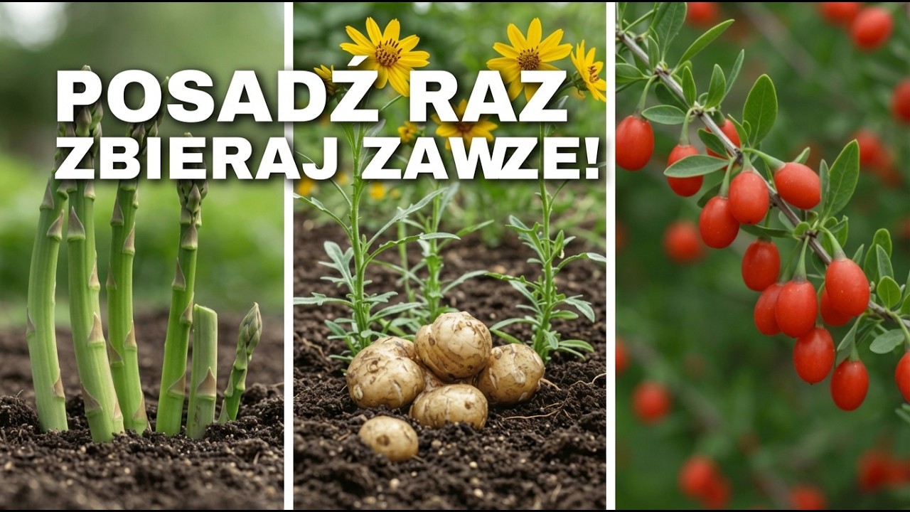 Zasadź Te 15 Wieloletnich Upraw RAZ… i Zbieraj Na Zawsze!