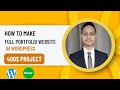 How to Make Full Portfolio Website in Wordpress With Elementor 2023