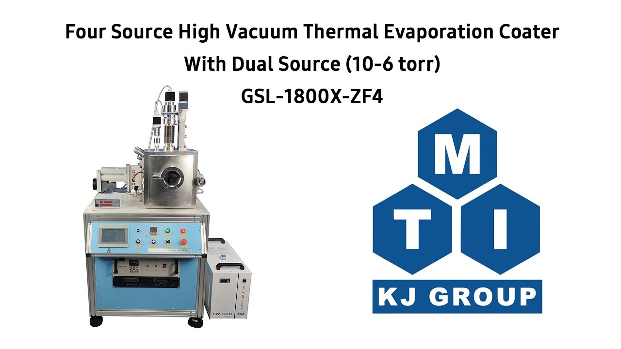 Four Source High Vacuum Thermal Evaporation Coater With Dual Source（10 ...