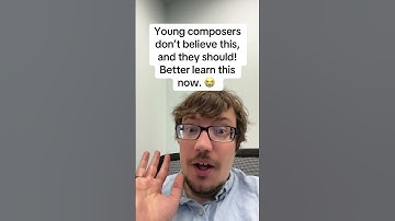 Young composers don’t believe this and they should! #youngcomposer #musiccomposition
