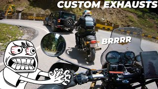 My Problem with Custom Exhausts | Bike Ride to Ladakh | 2022 | EP03 | 4K