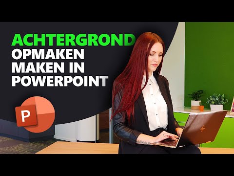 Video: Hoe Maak Je Je Eigen Achtergrond In Een Presentatie