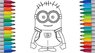 Minion Coloring Pages for Kids
