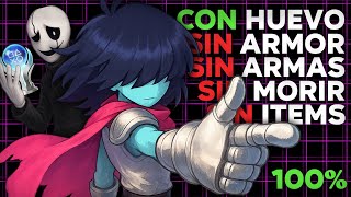 Me hice la run SIN LOGROS de Deltarune... 🏆❌