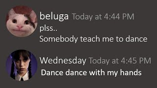 When beluga meets Wednesday ( beluga compilation )