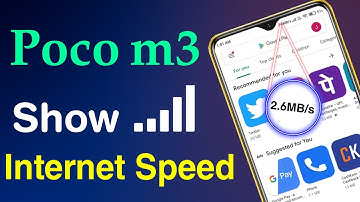 How to Allow Internet Speed Meter in POCO M3 | Poco M3 Internet Speed Show Kaise Kare