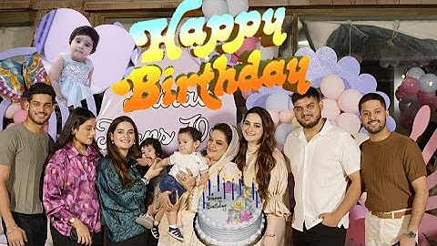 Miral’s first birthday celebration 😍 | finally first vlog with miral 🤍 | best birthday.