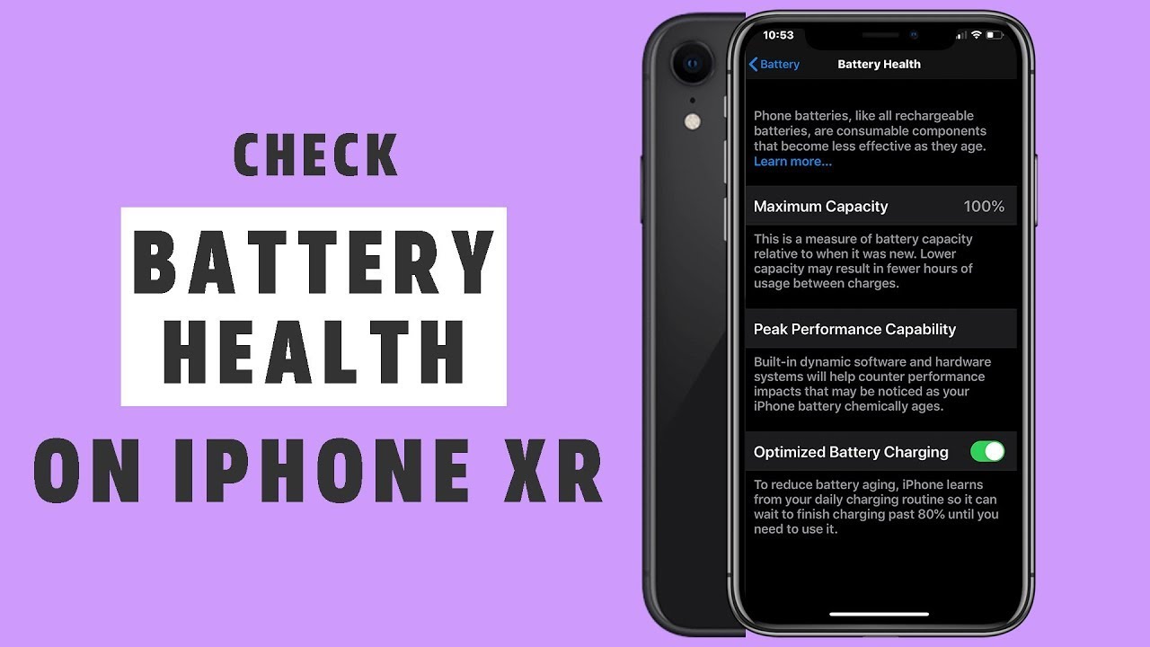 How To Improve Battery Health Iphone Xr