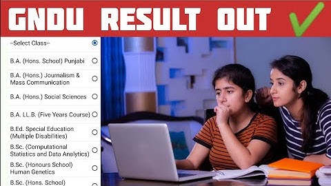 Gndu Result Out ✔️ || Gndu Result 2023 || Gndu Result 2022 || Gndu Odd Semester Exams Result 2023